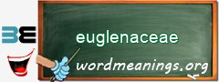 WordMeaning blackboard for euglenaceae